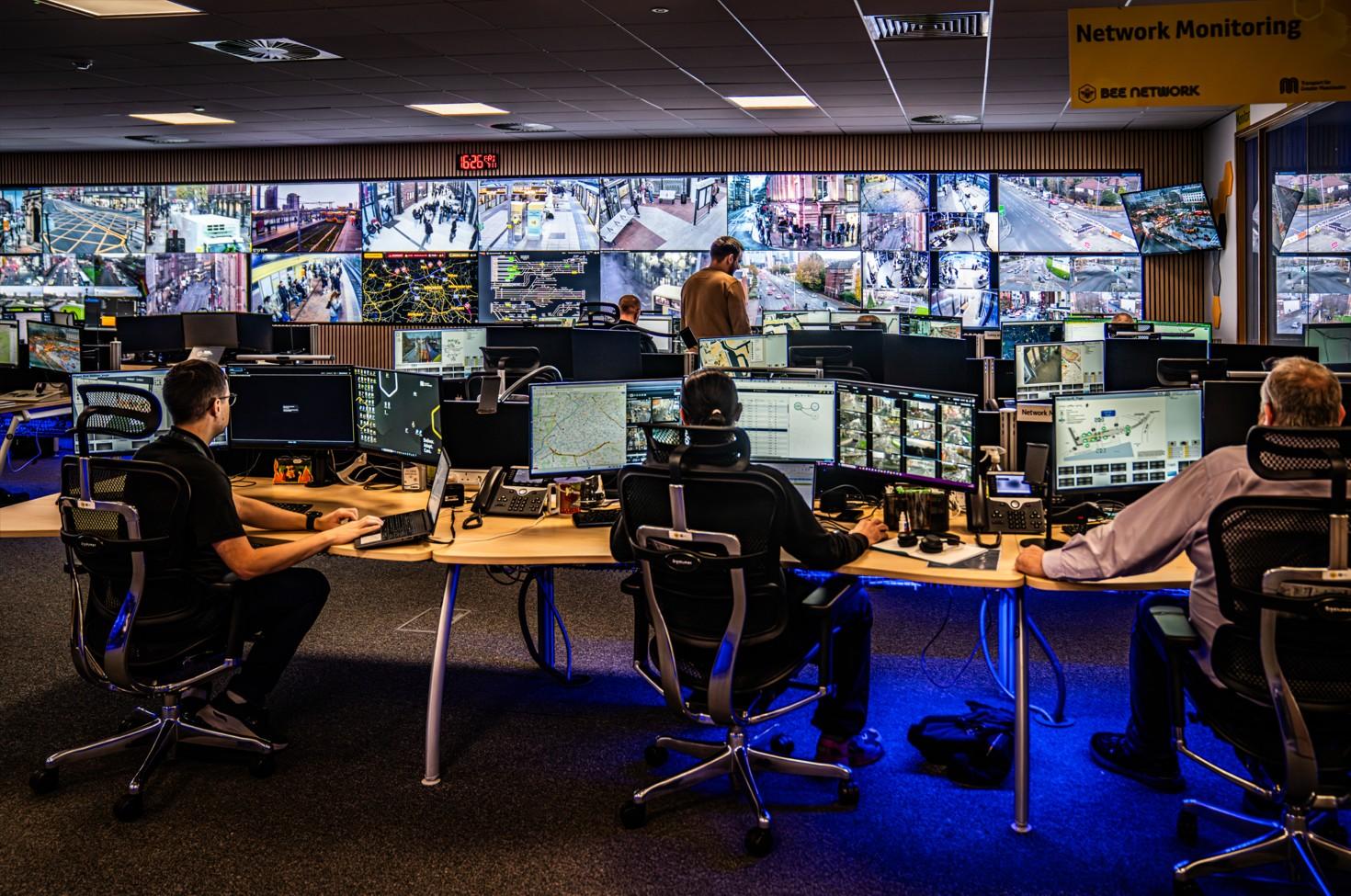 Transport for Greater Manchester (TfGM) Control Room